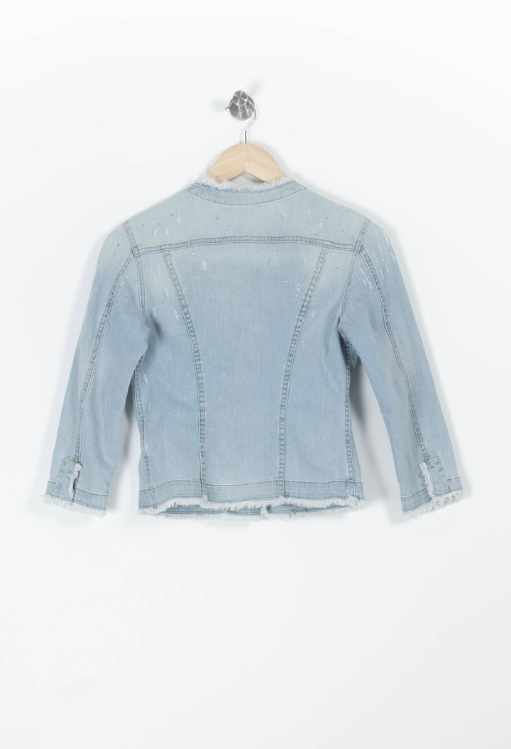 Veste en Jean Bleue - Taille L/40 de la marque Liu Jo | PARAD95601 - Vendu par Paradigme - Image 4