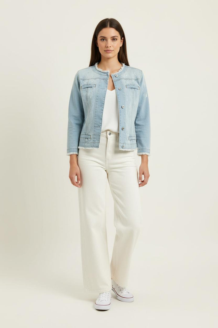 Veste en Jean Bleue - Taille L/40 de la marque Liu Jo | PARAD95601 - Vendu par Paradigme - Image 1