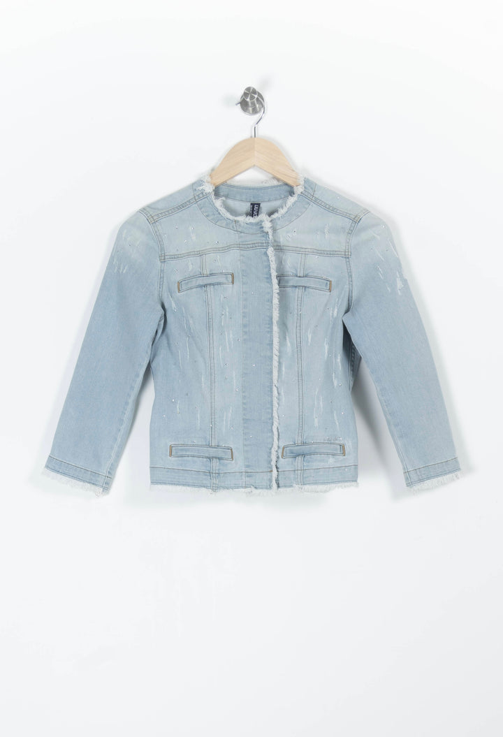 Veste en Jean Bleue - Taille L/40 de la marque Liu Jo | PARAD95601 - Vendu par Paradigme - Image 2