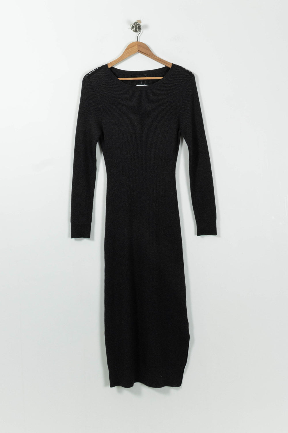 Robe Pull Grise - Taille S/36 de la marque IKKS | PARAD95602 - Vendu par Paradigme - Image 2