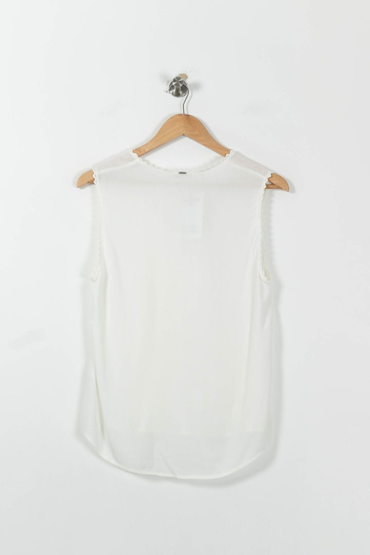 Débardeur Blanc - Taille S/36 de la marque IKKS | PARAD95605 - Vendu par Paradigme - Image 4