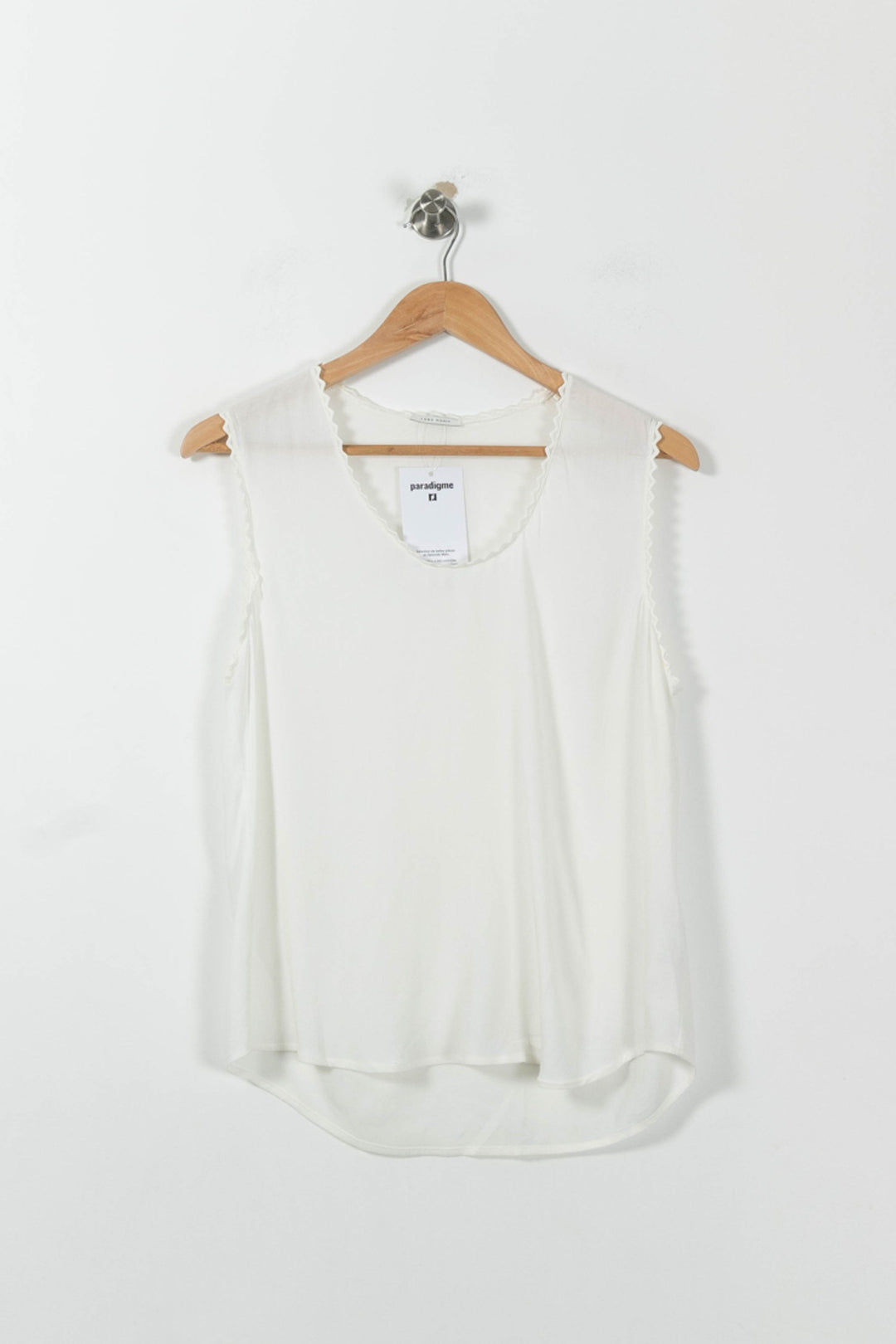 Débardeur Blanc - Taille S/36 de la marque IKKS | PARAD95605 - Vendu par Paradigme - Image 2