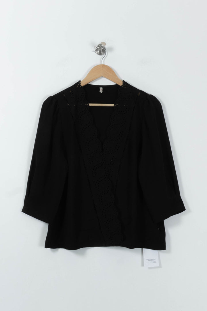 Blouse Noire - Taille L/40 de la marque I.Code | PARAD95609 - Vendu par Paradigme - Image 2