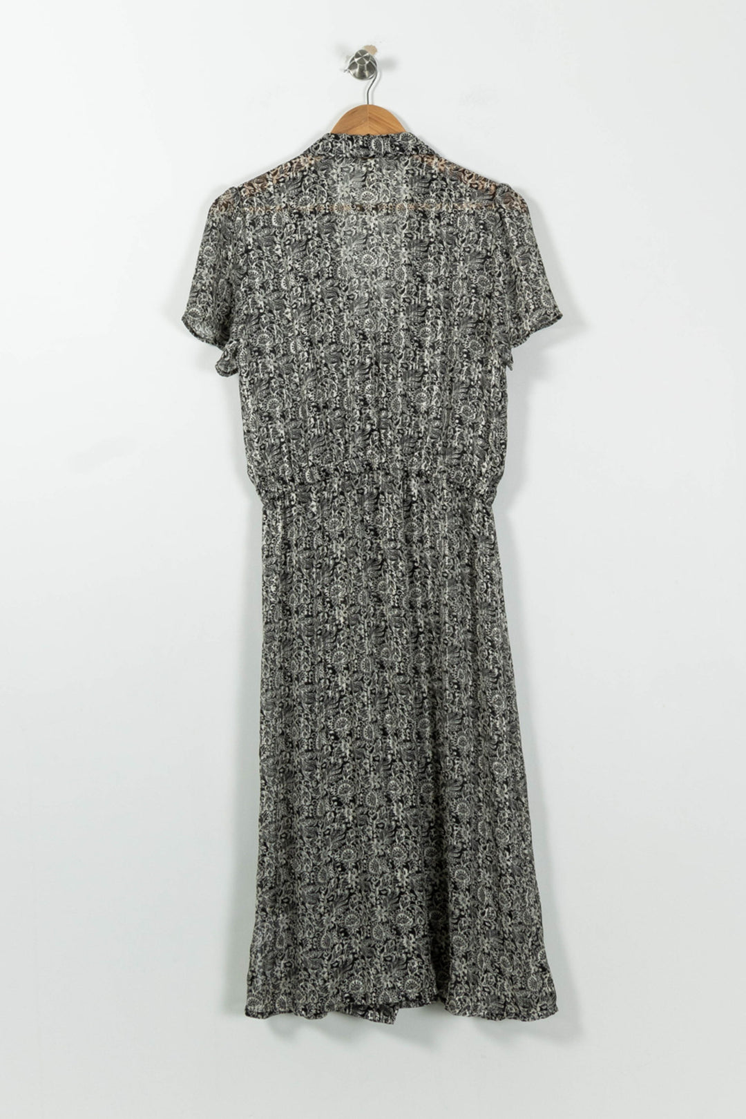 Robe Midi Noire et Blanche - Taille M/38 de la marque I.Code | PARAD95612 - Vendu par Paradigme - Image 4
