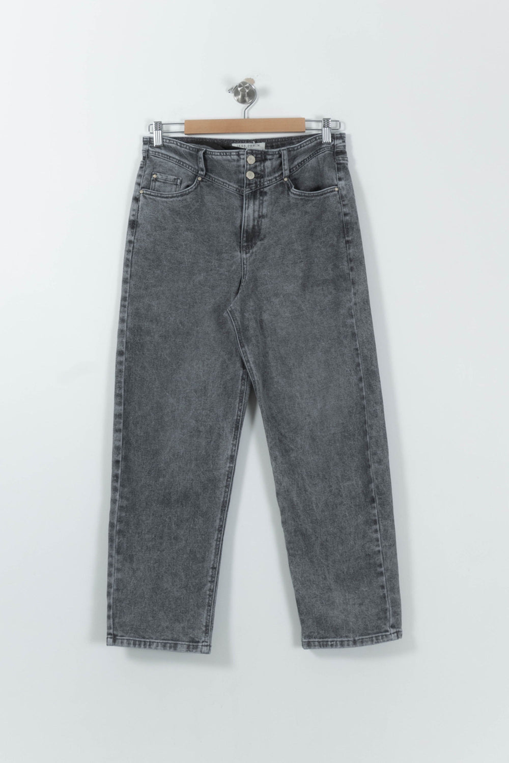 Jean Gris - Taille M/38 de la marque IKKS | PARAD95615 - Vendu par Paradigme - Image 2