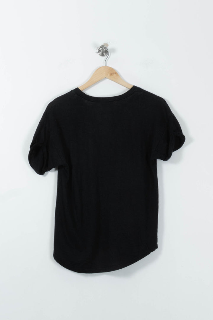 Tee-shirt Noir - Taille S/36 de la marque Isabel Marant étoile | PARAD95618 - Vendu par Paradigme - Image 4