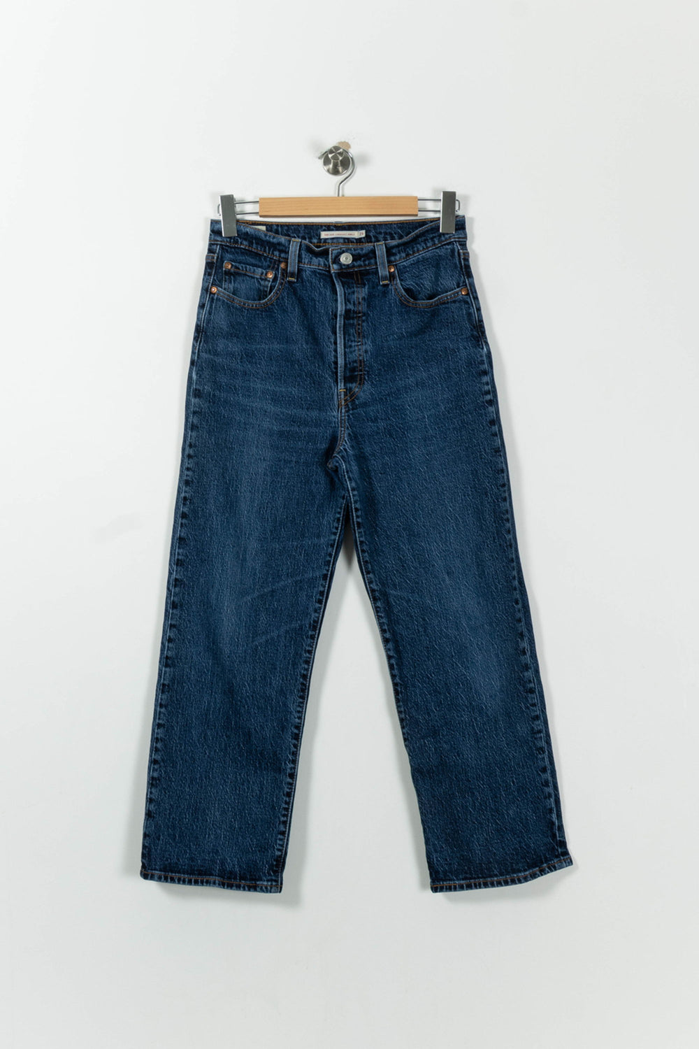 Jean Droit Bleu - Taille M/38 de la marque Levi's | PARAD95622 - Vendu par Paradigme - Image 2