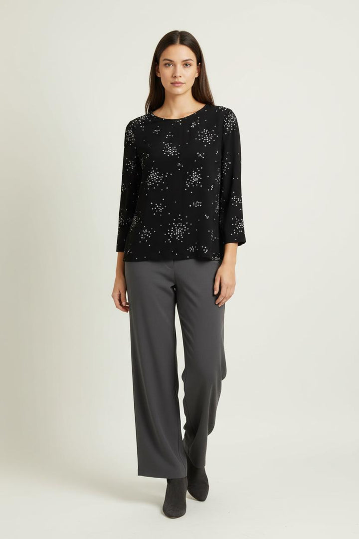 Blouse Noire et Blanche - Taille M/38 de la marque Caroll | PARAD95624 - Vendu par Paradigme - Image 1