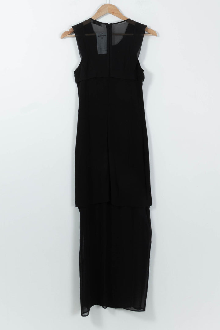 Robe Longue Noire - Taille M/38 de la marque Sandro | PARAD95627 - Vendu par Paradigme - Image 4
