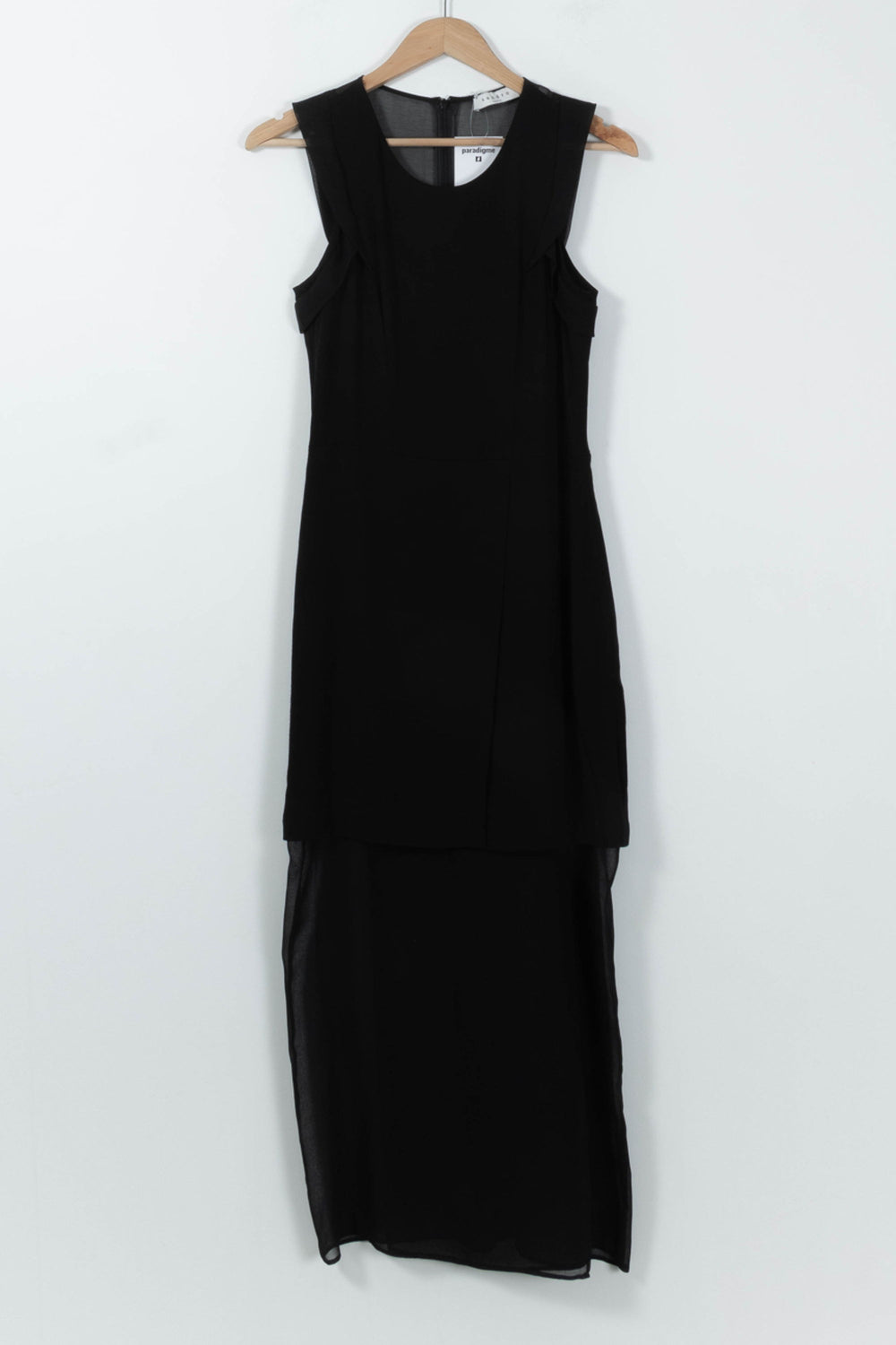 Robe Longue Noire - Taille M/38 de la marque Sandro | PARAD95627 - Vendu par Paradigme - Image 2