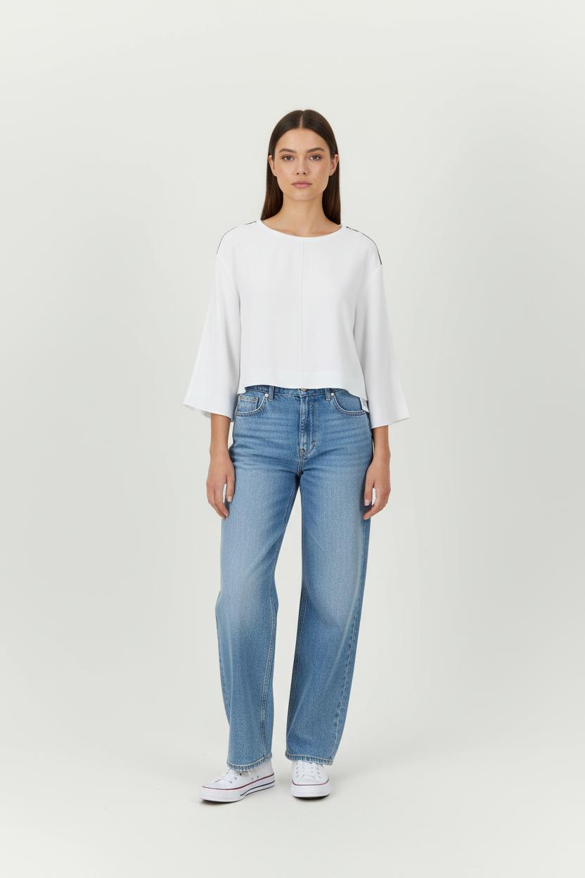 Blouse Blanche - Taille S/36 de la marque Sandro | PARAD95628 - Vendu par Paradigme - Image 1