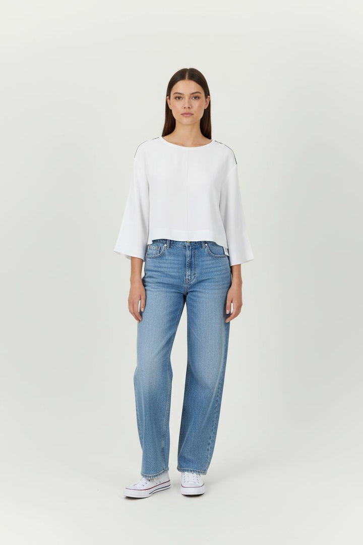 Blouse Blanche - Taille S/36 de la marque Sandro | PARAD95628 - Vendu par Paradigme - Image 1
