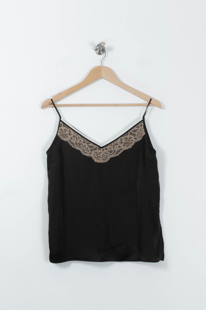 Caraco Noir et Beige - Taille L/40 de la marque Sandro | PARAD95629 - Vendu par Paradigme - Image 2