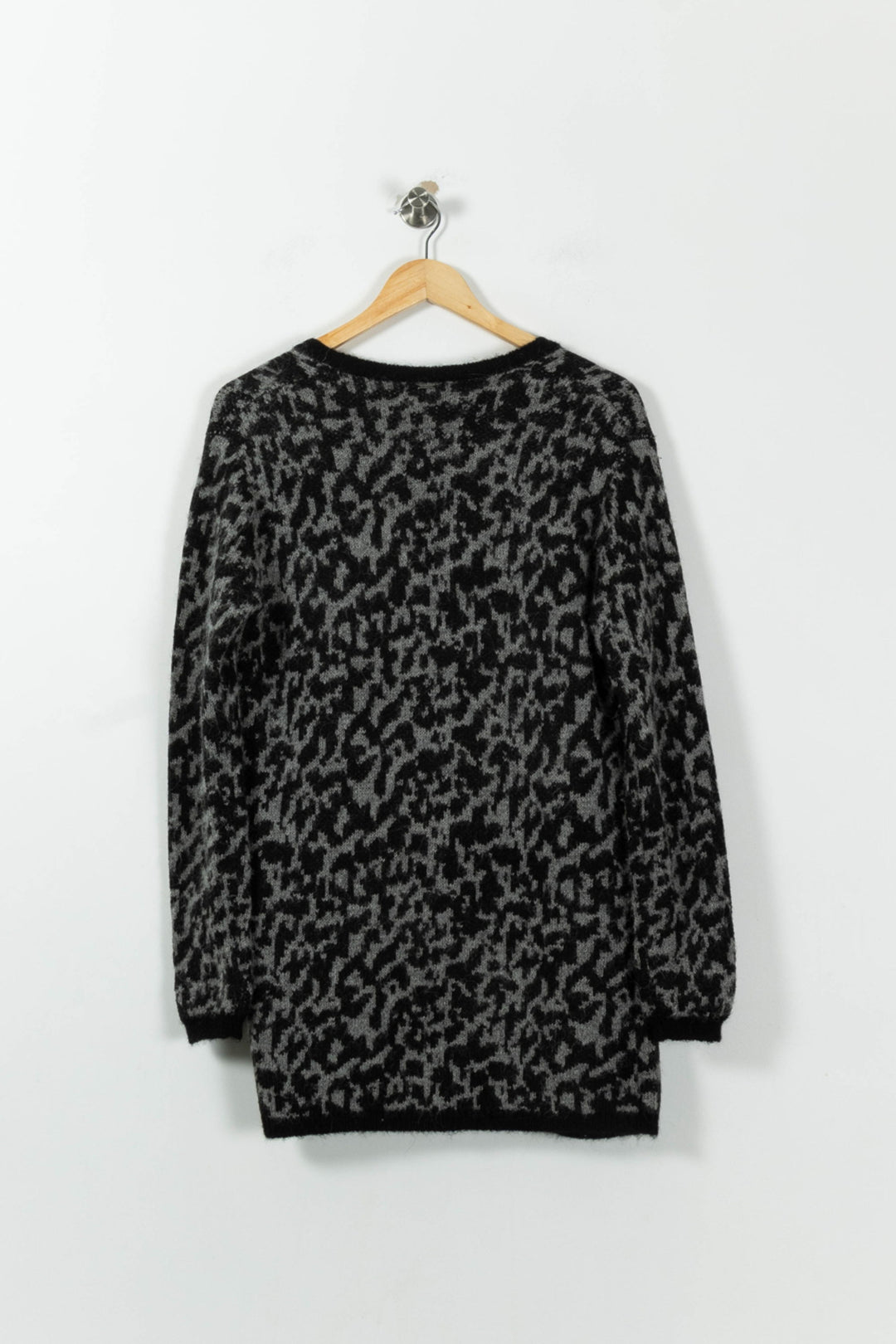 Cardigan Noir et Gris - Taille S/36 de la marque IKKS | PARAD95632 - Vendu par Paradigme - Image 4