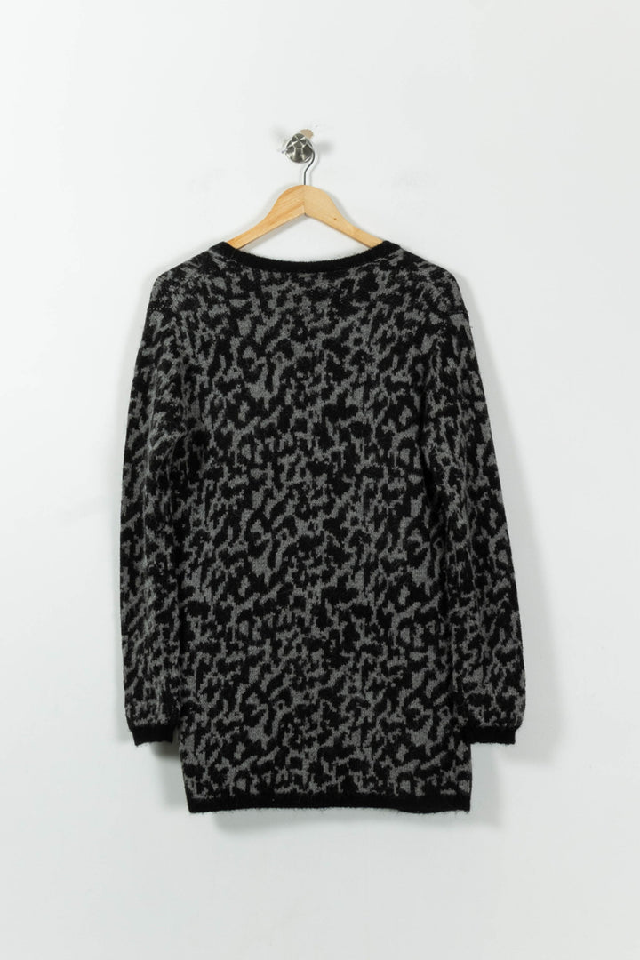 Cardigan Noir et Gris - Taille S/36 de la marque IKKS | PARAD95632 - Vendu par Paradigme - Image 4