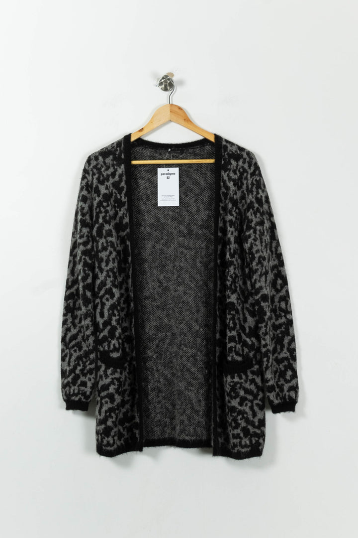 Cardigan Noir et Gris - Taille S/36 de la marque IKKS | PARAD95632 - Vendu par Paradigme - Image 2