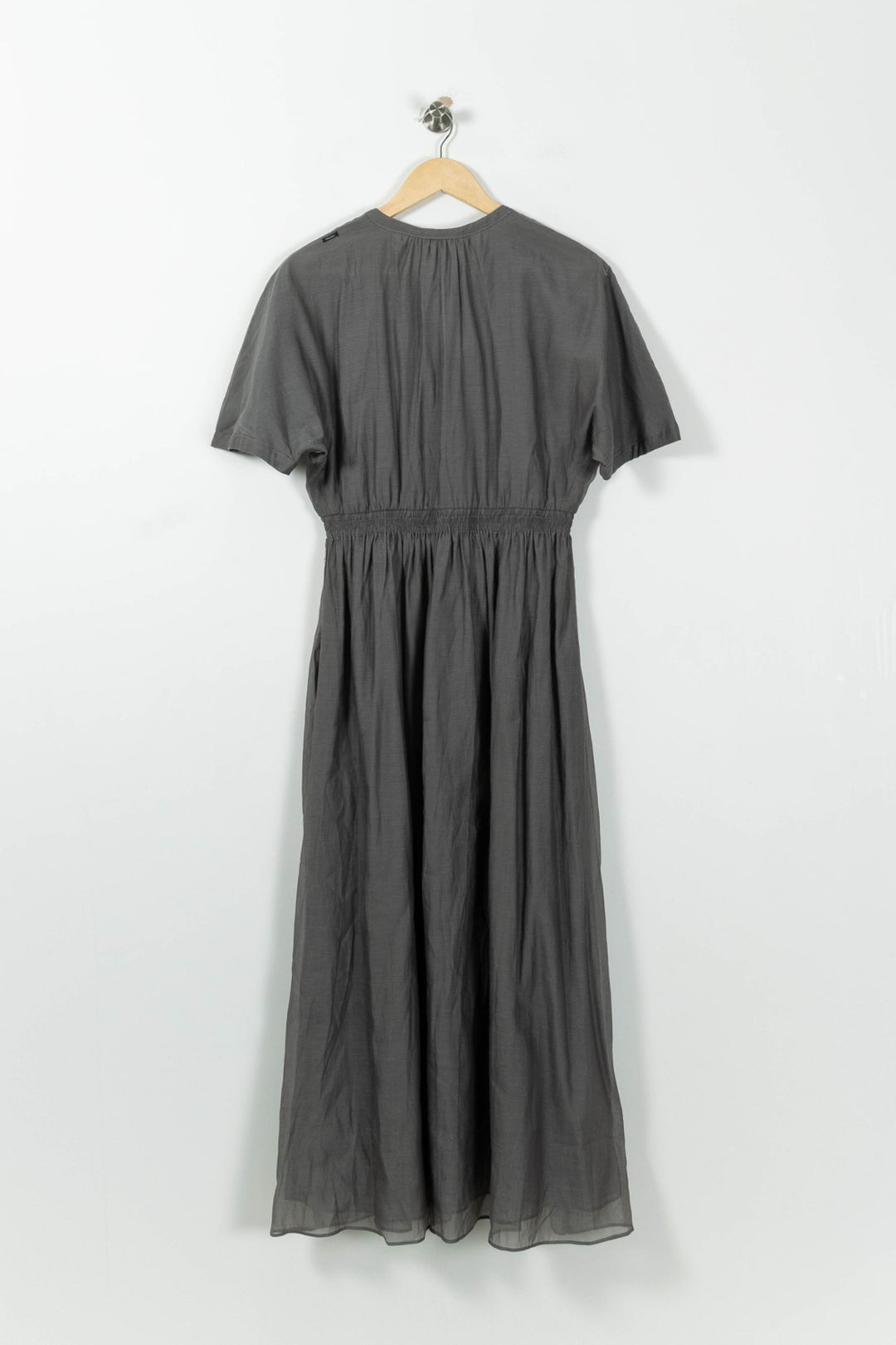Robe Longue Grise - Taille XL/42 de la marque Max Mara | PARAD95633 - Vendu par Paradigme - Image 4