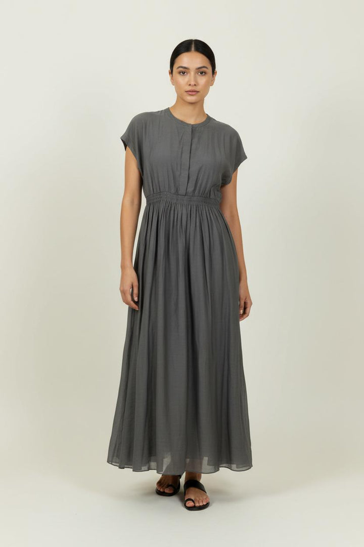 Robe Longue Grise - Taille XL/42 de la marque Max Mara | PARAD95633 - Vendu par Paradigme - Image 1