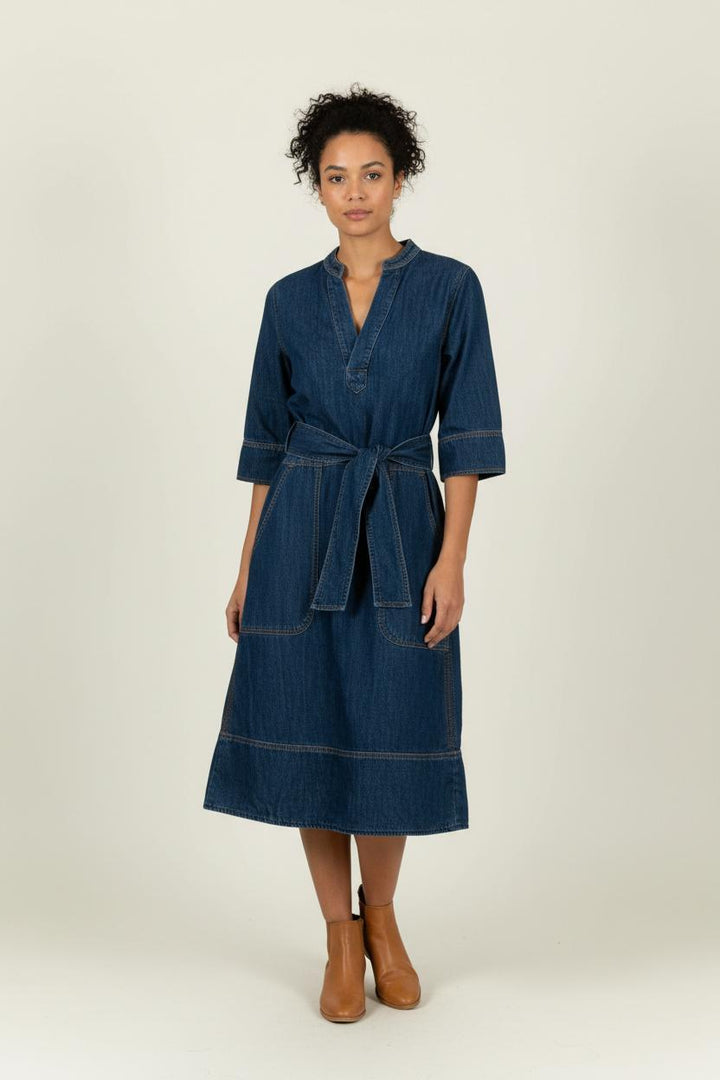 Robe Chemise Bleue - Taille L/40 de la marque Vanessa Bruno | PARAD95634 - Vendu par Paradigme - Image 1