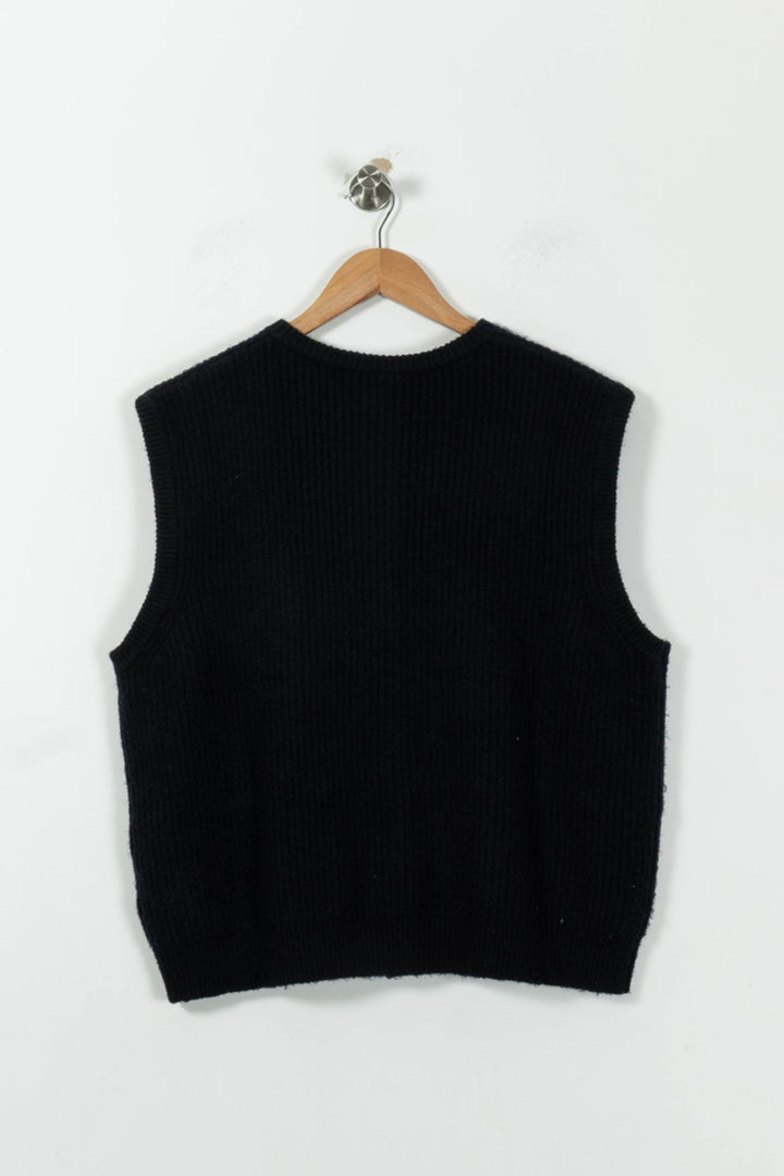 Gilet Bleu - Taille M/38 de la marque La Redoute Collections | PARAD95636 - Vendu par Paradigme - Image 4