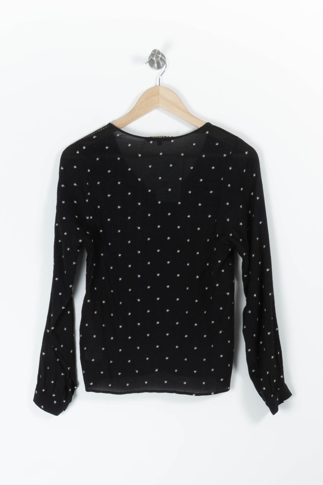 Blouse Noire et Blanche - Taille S/36 de la marque Maje | PARAD95638 - Vendu par Paradigme - Image 4