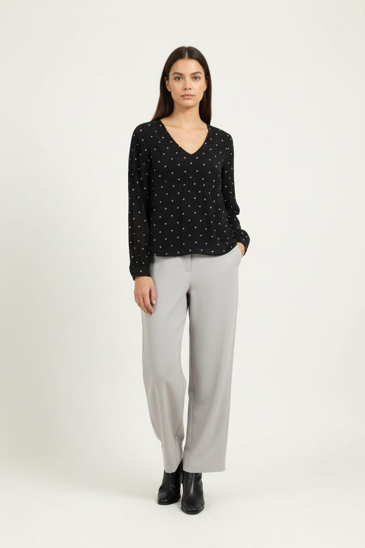 Blouse Noire et Blanche - Taille S/36 de la marque Maje | PARAD95638 - Vendu par Paradigme - Image 1