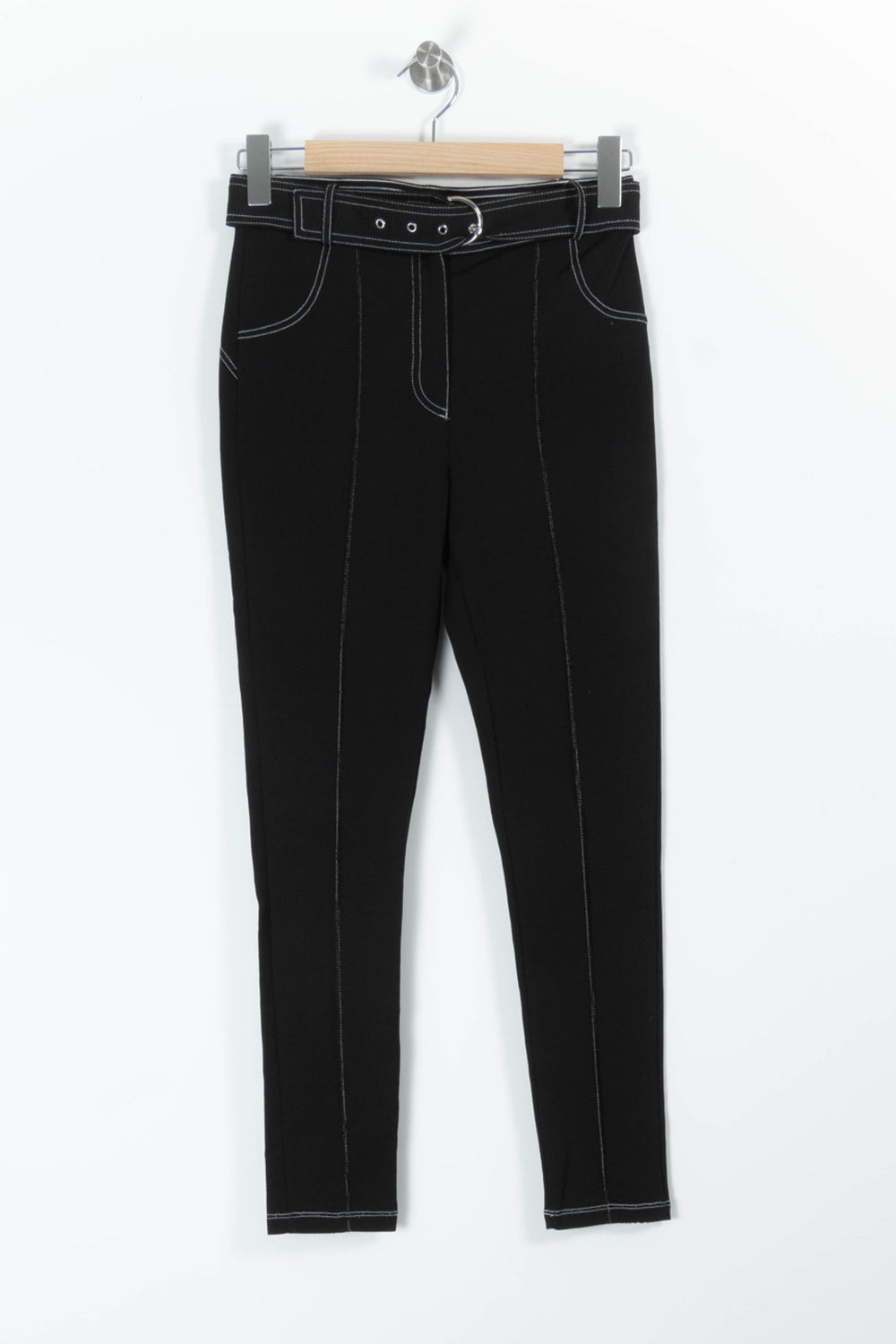 Pantalon Noir - Taille M/38 de la marque Sandro | PARAD95639 - Vendu par Paradigme - Image 2