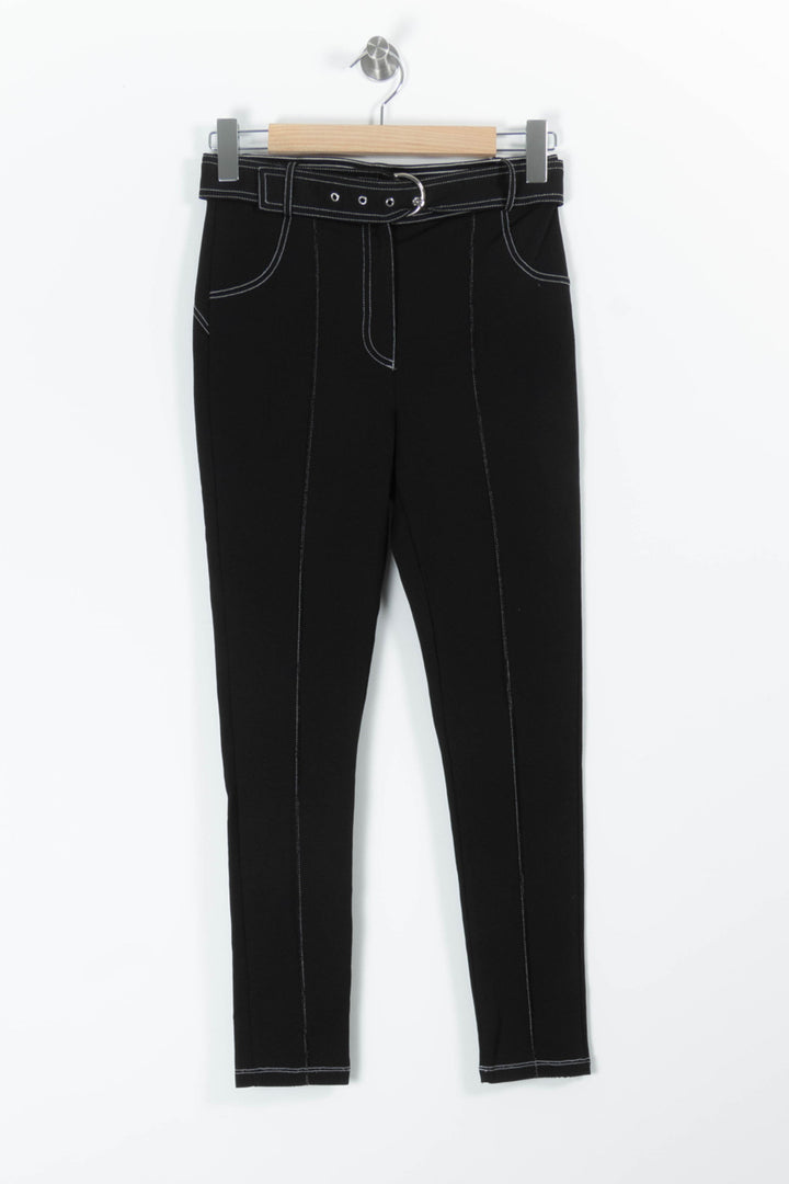Pantalon Noir - Taille M/38 de la marque Sandro | PARAD95639 - Vendu par Paradigme - Image 2