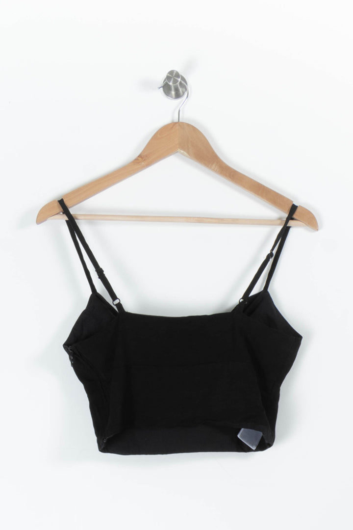 Crop Top Noir - Taille M/38 de la marque Maje | PARAD95643 - Vendu par Paradigme - Image 4