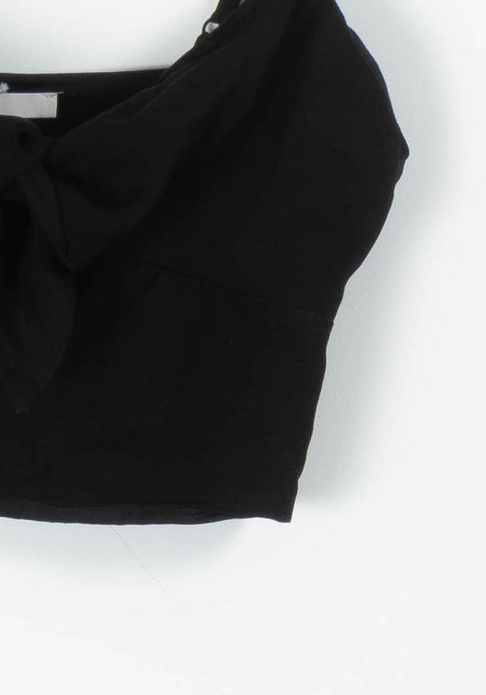 Crop Top Noir - Taille M/38 de la marque Maje | PARAD95643 - Vendu par Paradigme - Image 3
