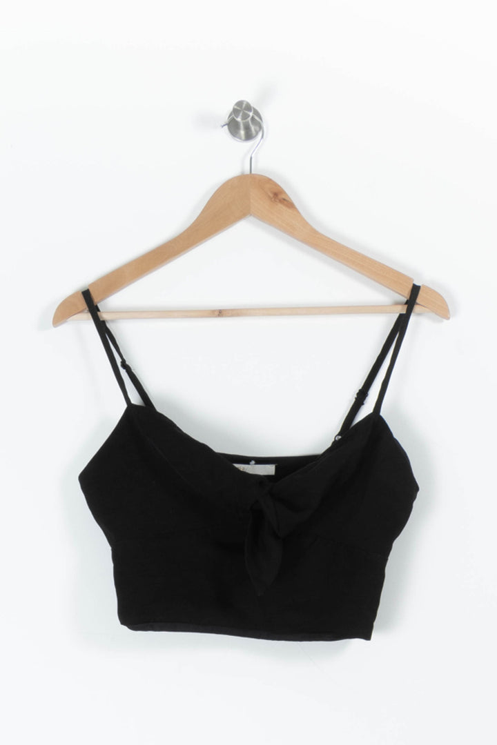 Crop Top Noir - Taille M/38 de la marque Maje | PARAD95643 - Vendu par Paradigme - Image 2