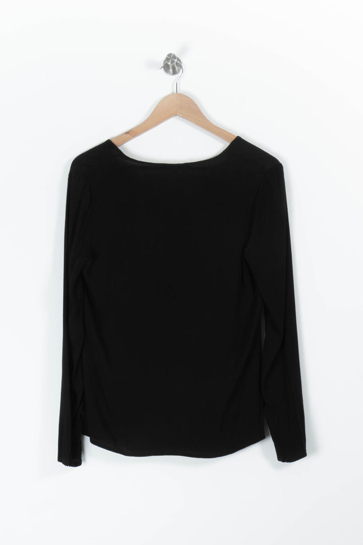 Blouse Noire - Taille S/36 de la marque Maje | PARAD95645 - Vendu par Paradigme - Image 4