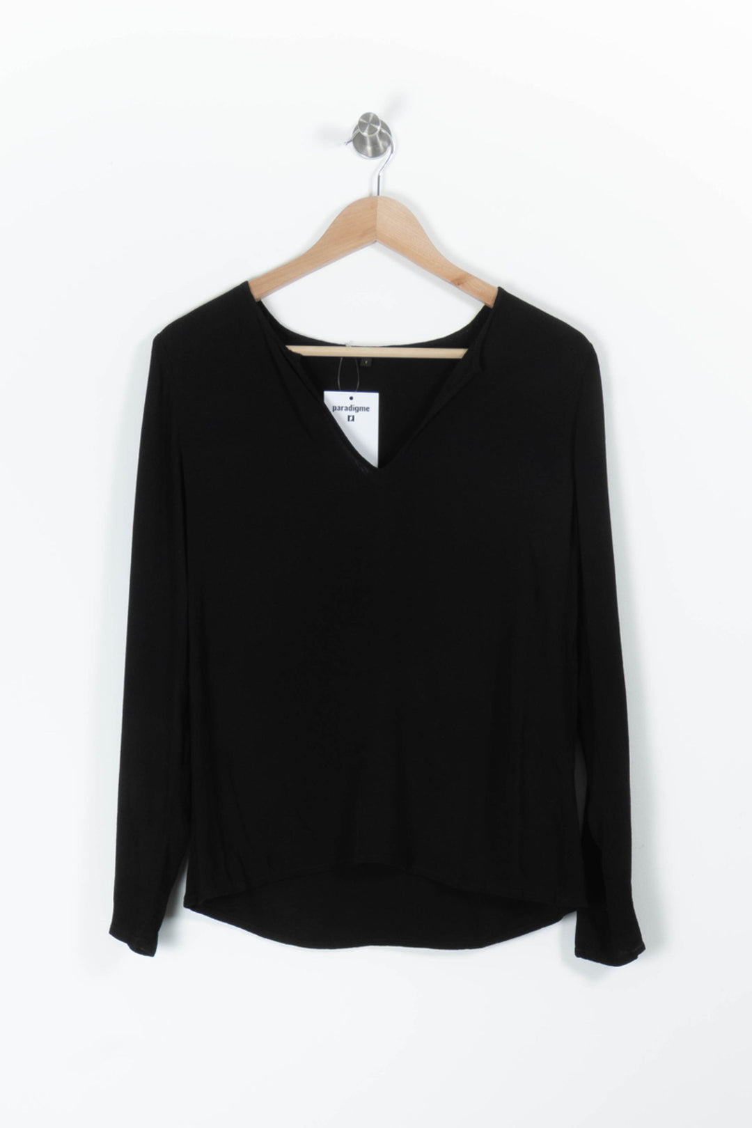 Blouse Noire - Taille S/36 de la marque Maje | PARAD95645 - Vendu par Paradigme - Image 2