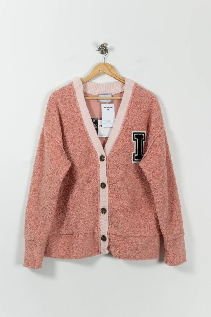 Cardigan Rose et Rose pâle - Taille S/36 de la marque Imprevu | PARAD95661 - Vendu par Paradigme - Image 2