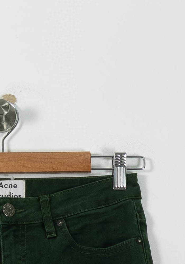 Jean Slim Vert - Taille S/36 de la marque Acne Studios | PARAD95664 - Vendu par Paradigme - Image 3