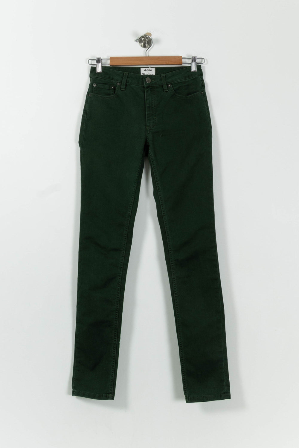 Jean Slim Vert - Taille S/36 de la marque Acne Studios | PARAD95664 - Vendu par Paradigme - Image 2