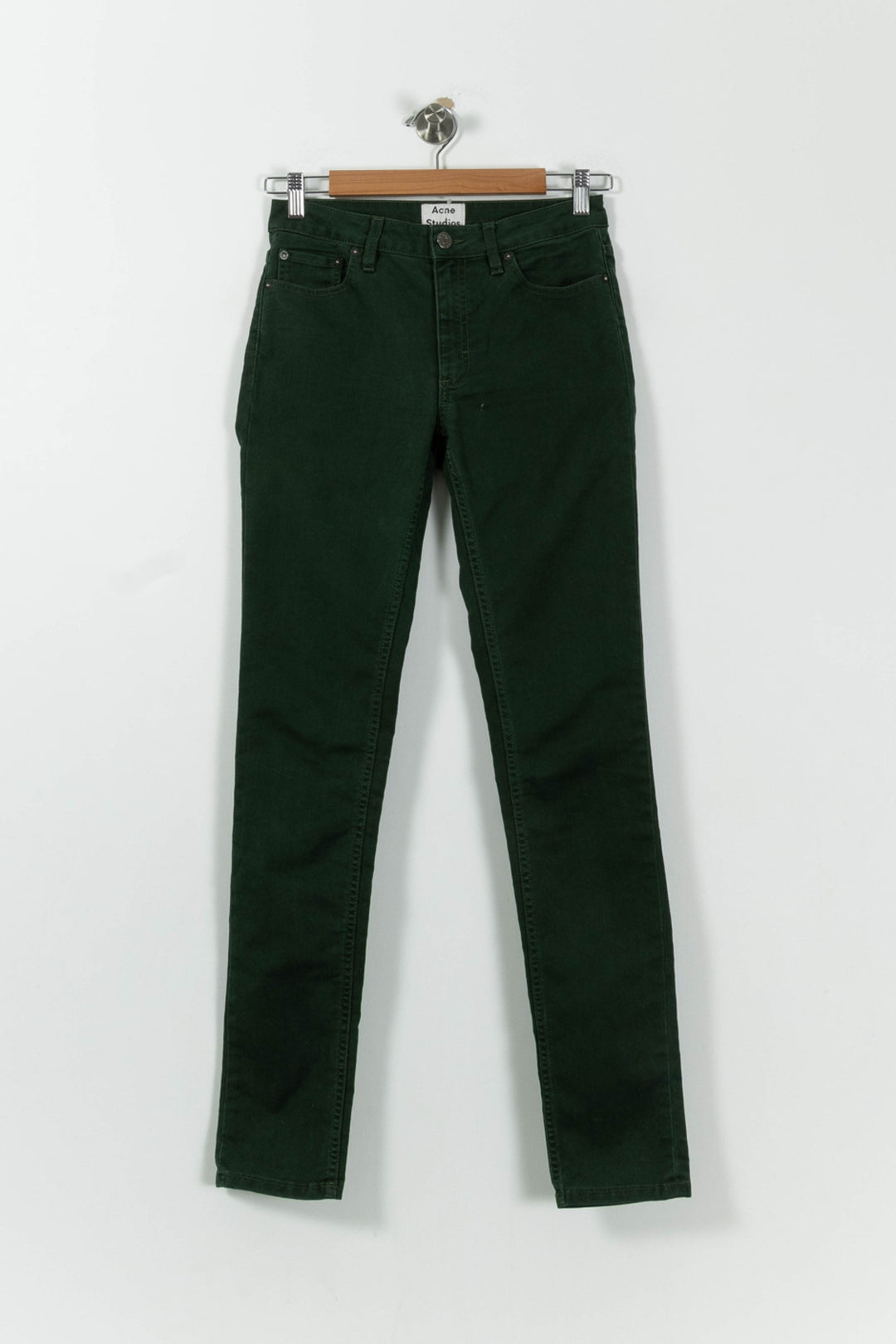 Jean Slim Vert - Taille S/36 de la marque Acne Studios | PARAD95664 - Vendu par Paradigme - Image 2