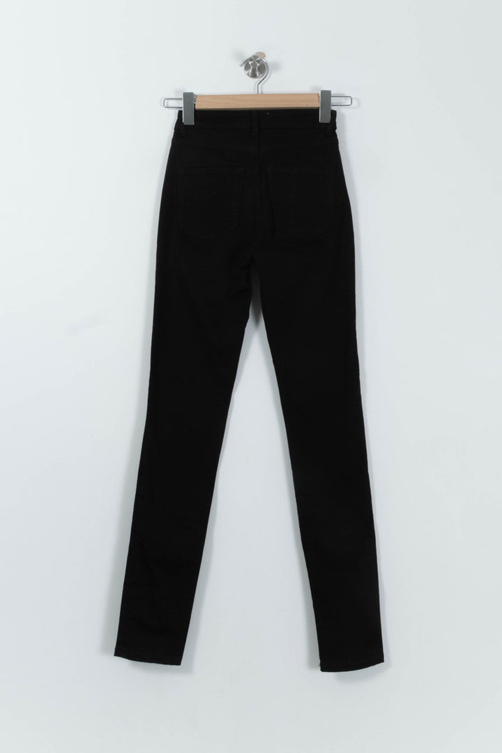 Jean Slim Noir - Taille XS/34 de la marque Acne Studios | PARAD95668 - Vendu par Paradigme - Image 4
