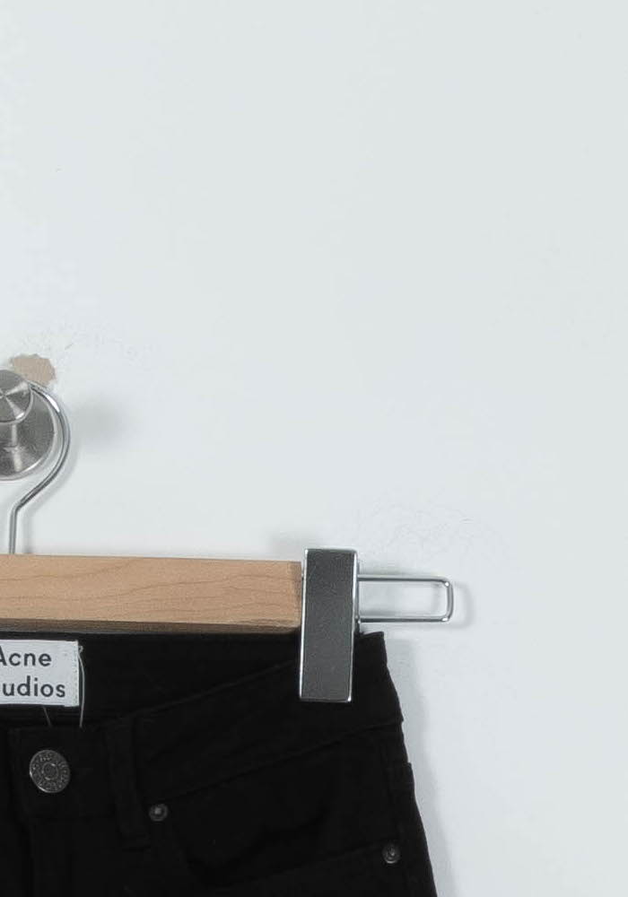 Jean Slim Noir - Taille XS/34 de la marque Acne Studios | PARAD95668 - Vendu par Paradigme - Image 3