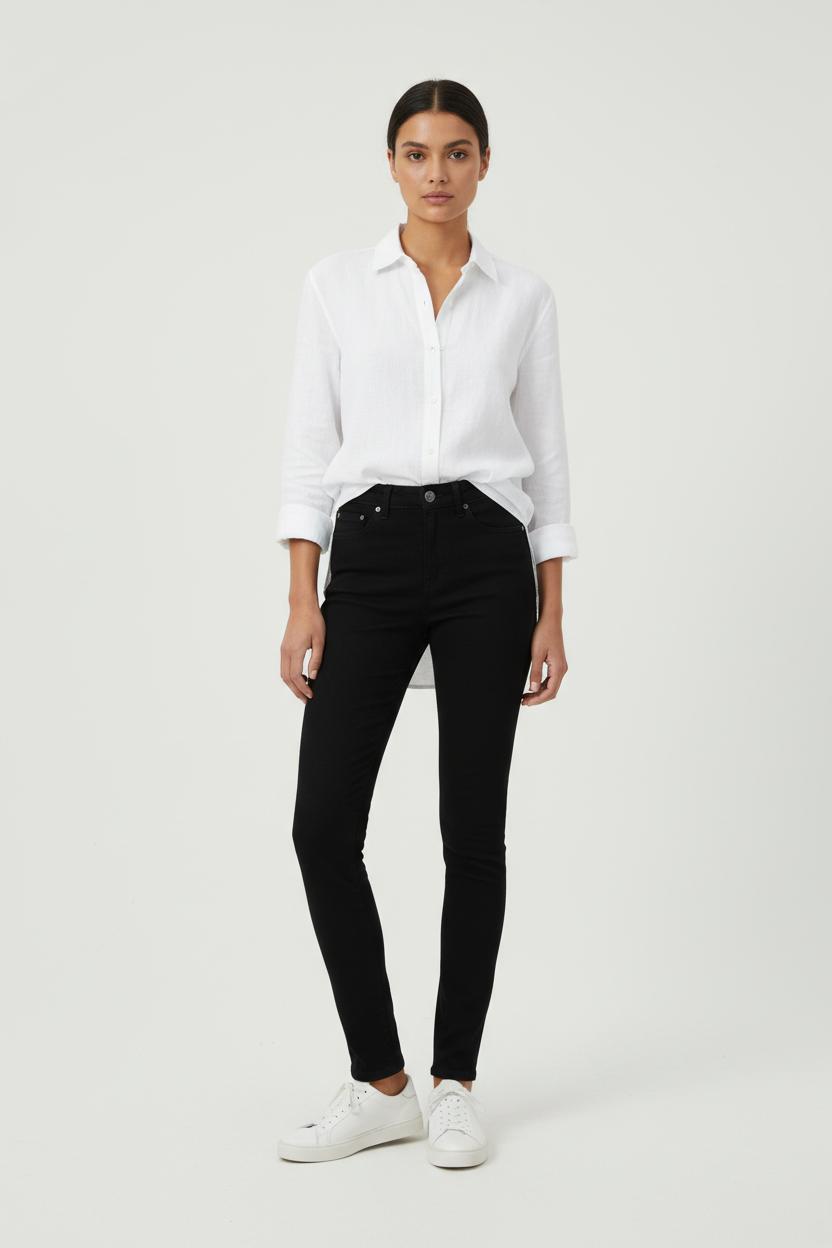 Jean Slim Noir - Taille XS/34 de la marque Acne Studios | PARAD95668 - Vendu par Paradigme - Image 1
