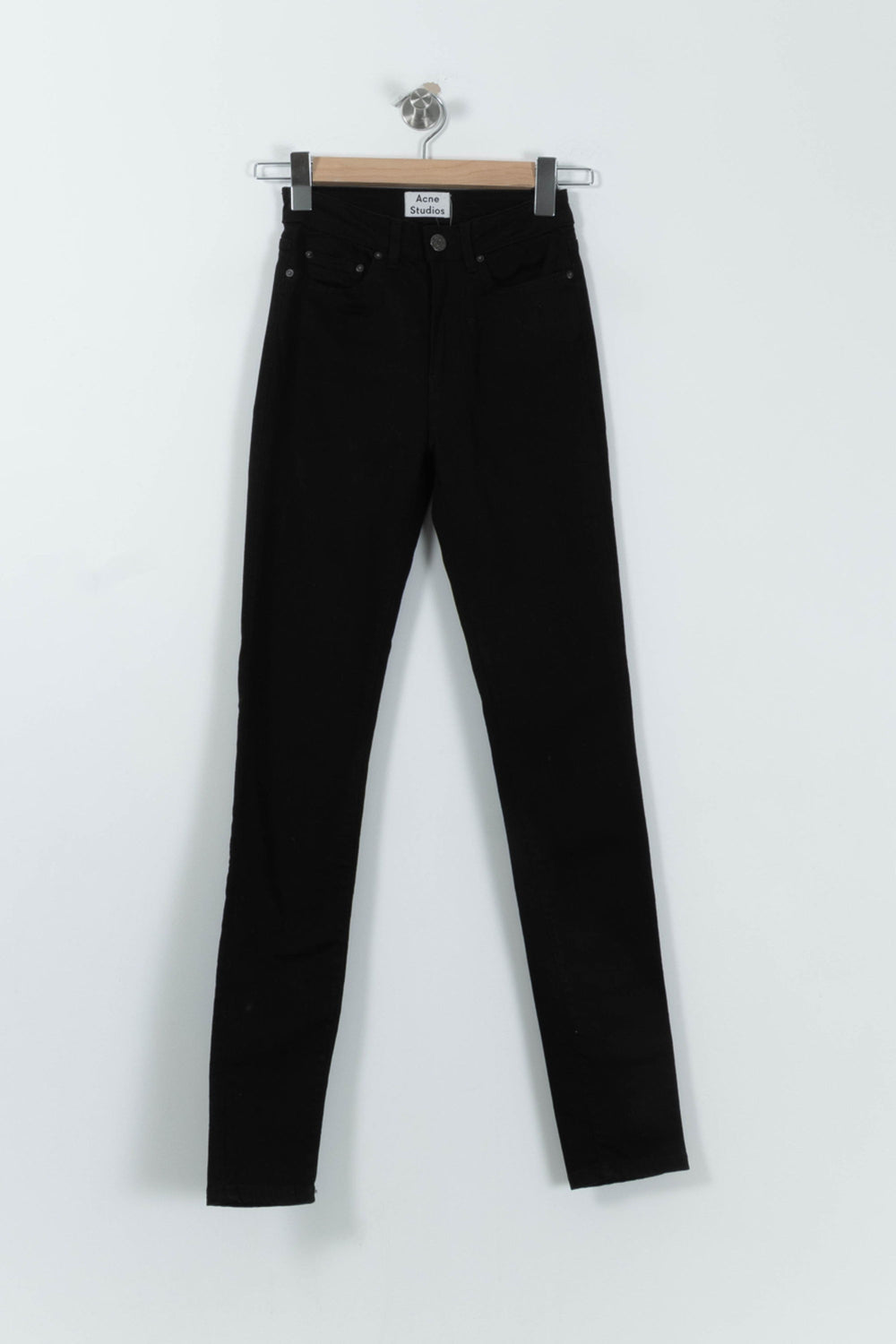 Jean Slim Noir - Taille XS/34 de la marque Acne Studios | PARAD95668 - Vendu par Paradigme - Image 2