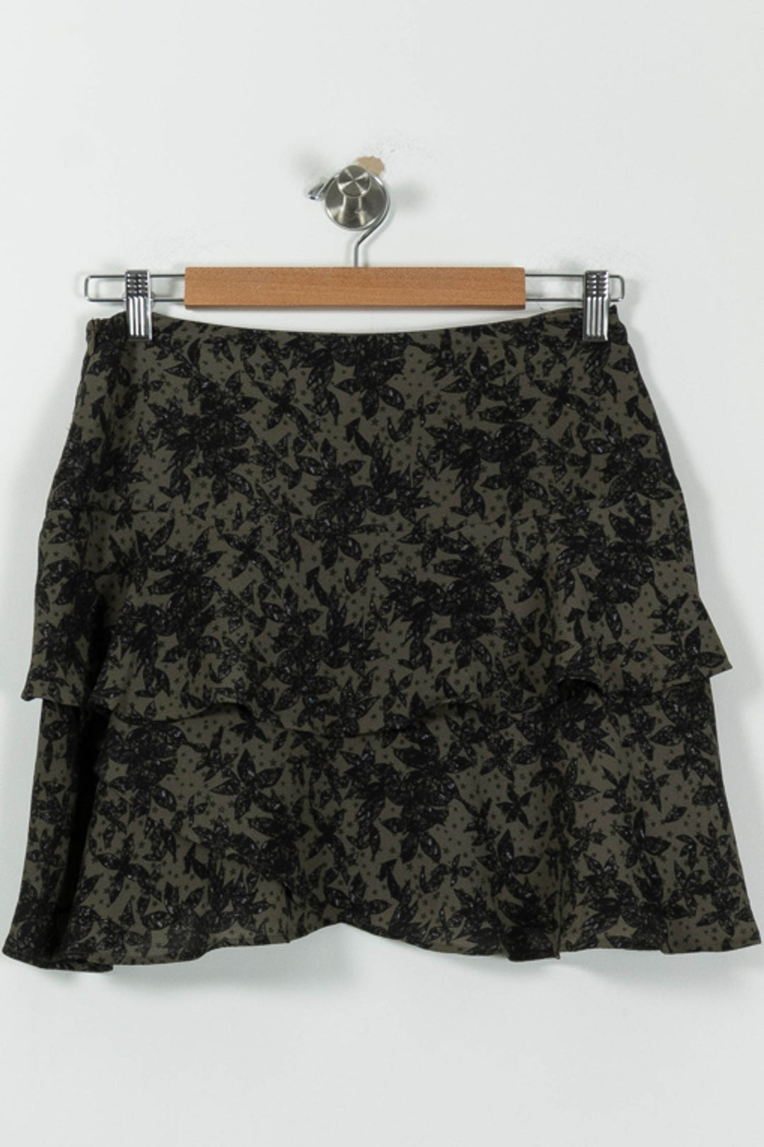 Jupe Volantée Verte et Noire - Taille S/36 de la marque IKKS | PARAD95688 - Vendu par Paradigme - Image 4