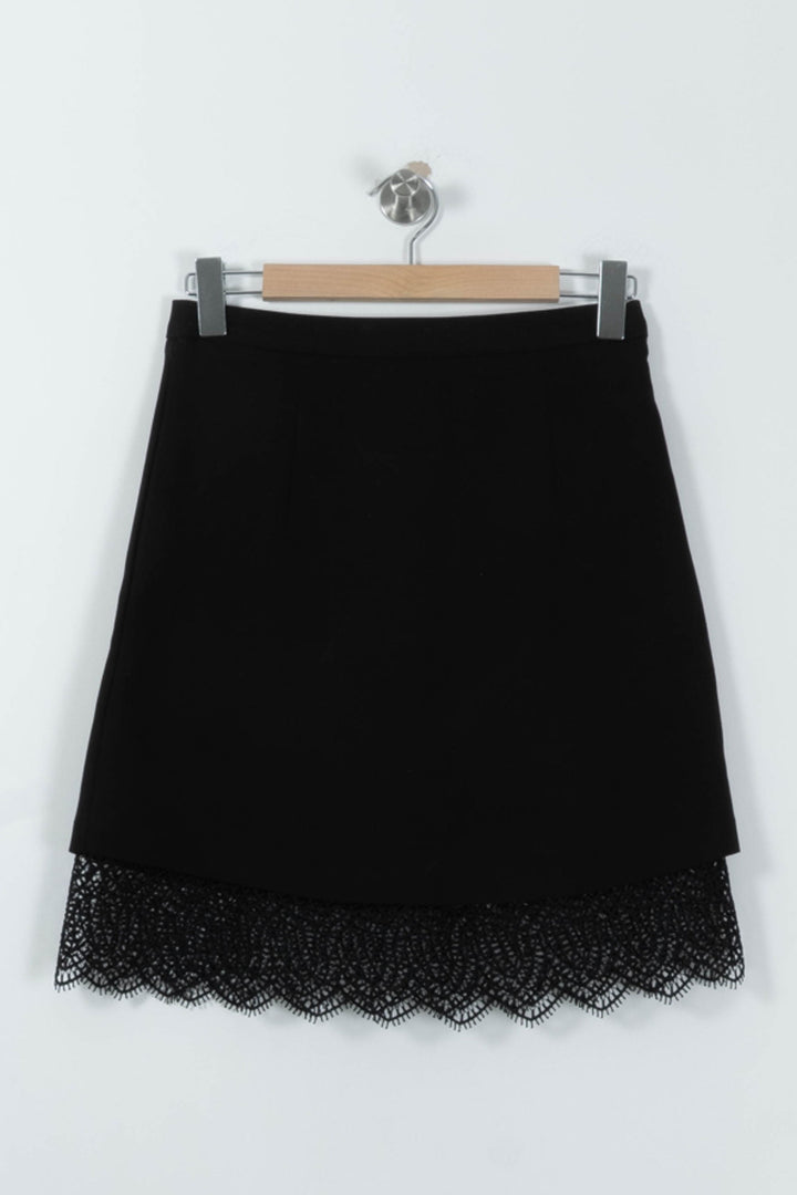 Jupe Courte Noire - Taille M/38 de la marque Suncoo | PARAD95698 - Vendu par Paradigme - Image 2