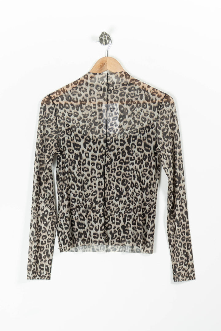 Top Marron et Noir - Taille S/36 de la marque IKKS | PARAD95711 - Vendu par Paradigme - Image 4