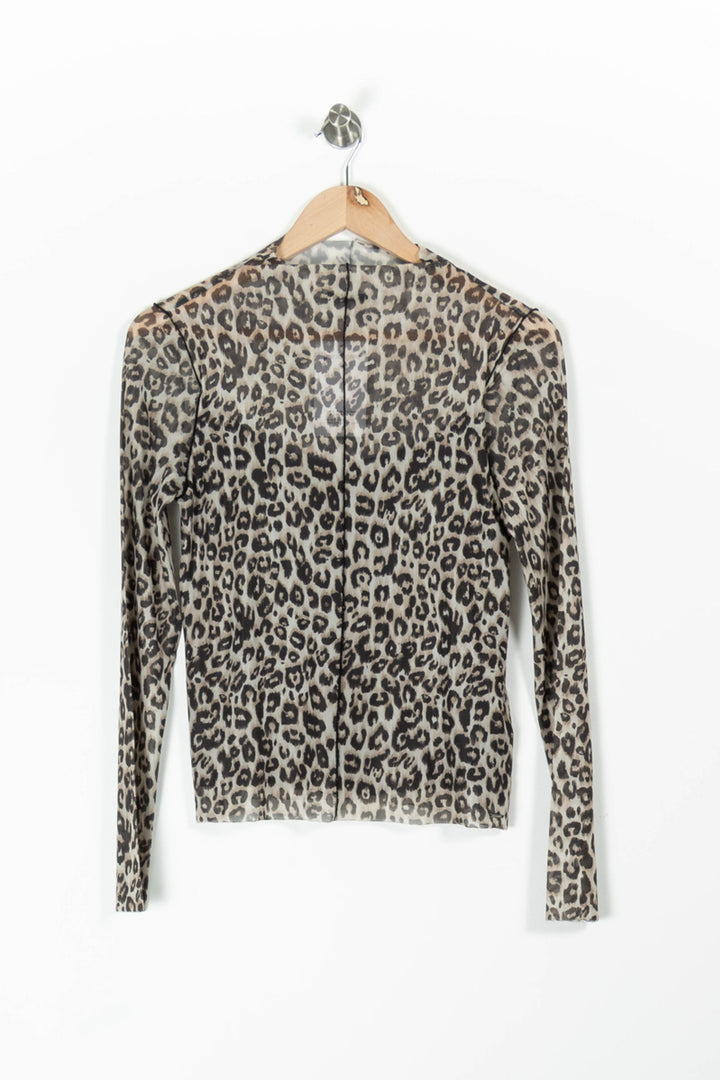 Top Marron et Noir - Taille S/36 de la marque IKKS | PARAD95711 - Vendu par Paradigme - Image 2