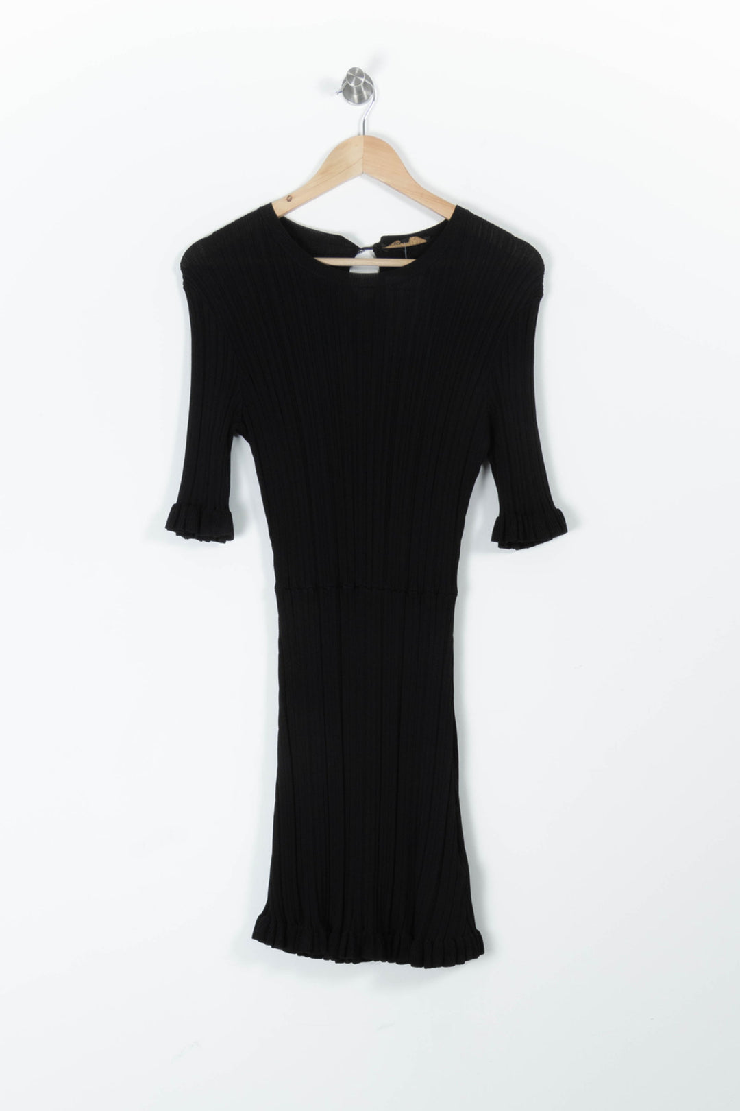 Robe Midi Noire - Taille M/38 de la marque Maje | PARAD95714 - Vendu par Paradigme - Image 2