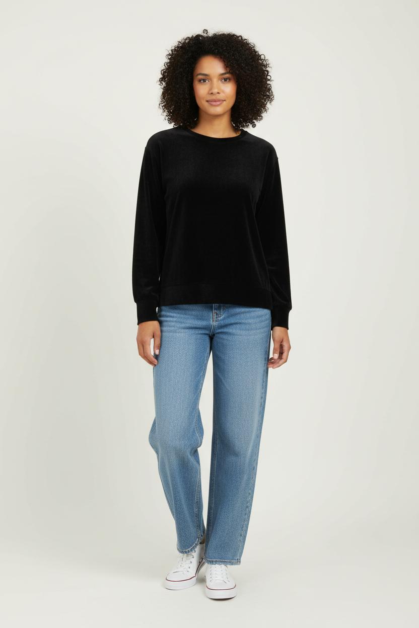 Sweat Noir - Taille M/38 de la marque Majestic Filatures | PARAD95716 - Vendu par Paradigme - Image 1