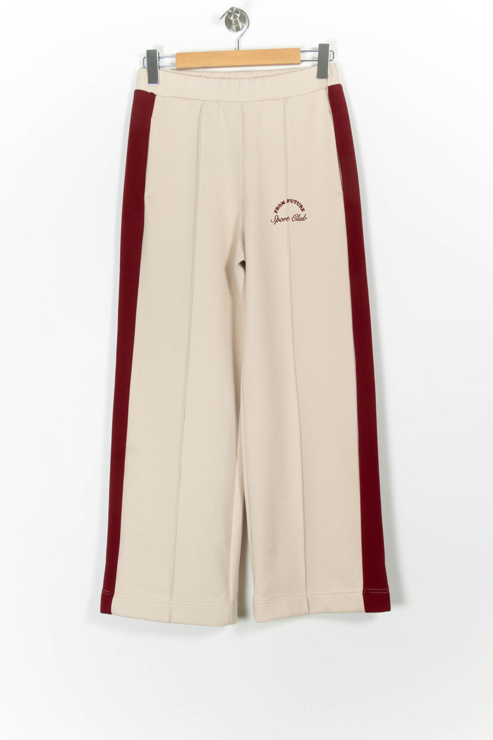 Pantalon Large Beige et Bordeaux - Taille M/38 de la marque From Future | PARAD95717 - Vendu par Paradigme - Image 2