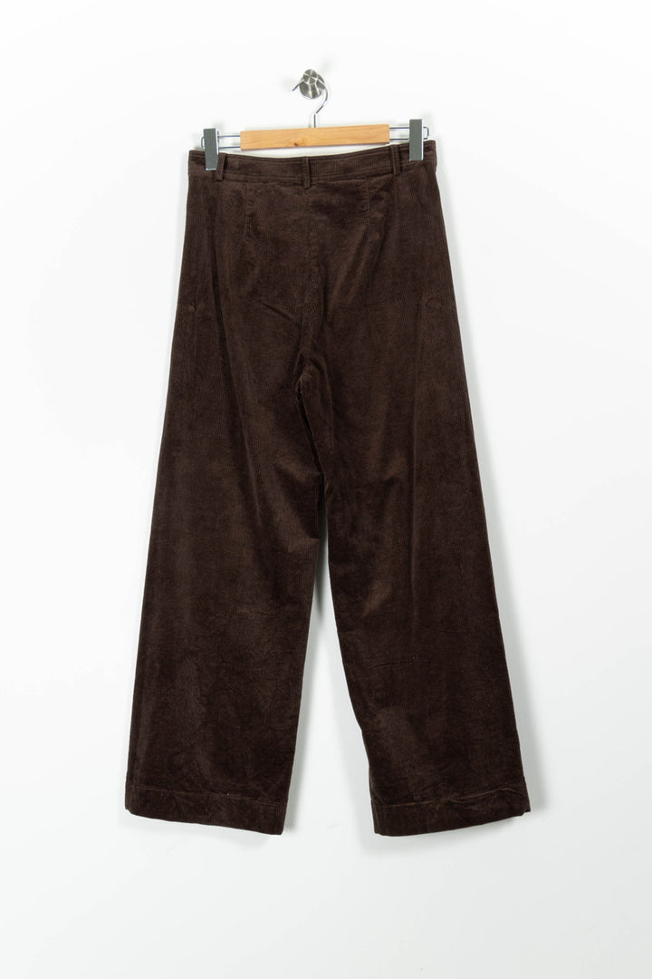 Pantalon Large Marron - Taille M/38 de la marque Vanessa Bruno | PARAD95719 - Vendu par Paradigme - Image 4