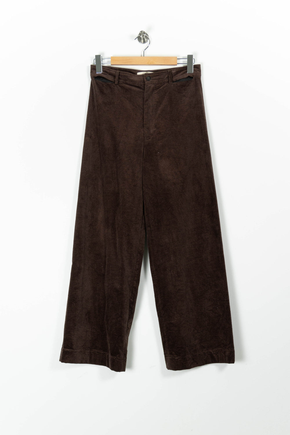 Pantalon Large Marron - Taille M/38 de la marque Vanessa Bruno | PARAD95719 - Vendu par Paradigme - Image 2